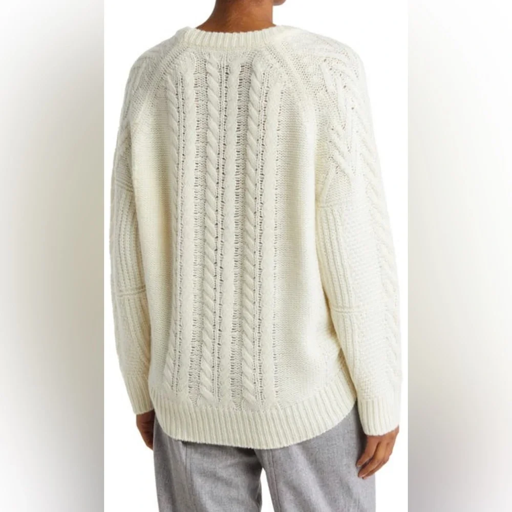 360 Cashmere Cable Knit Sweater